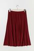 Picture of BURGUNDY SKATER SKIRT